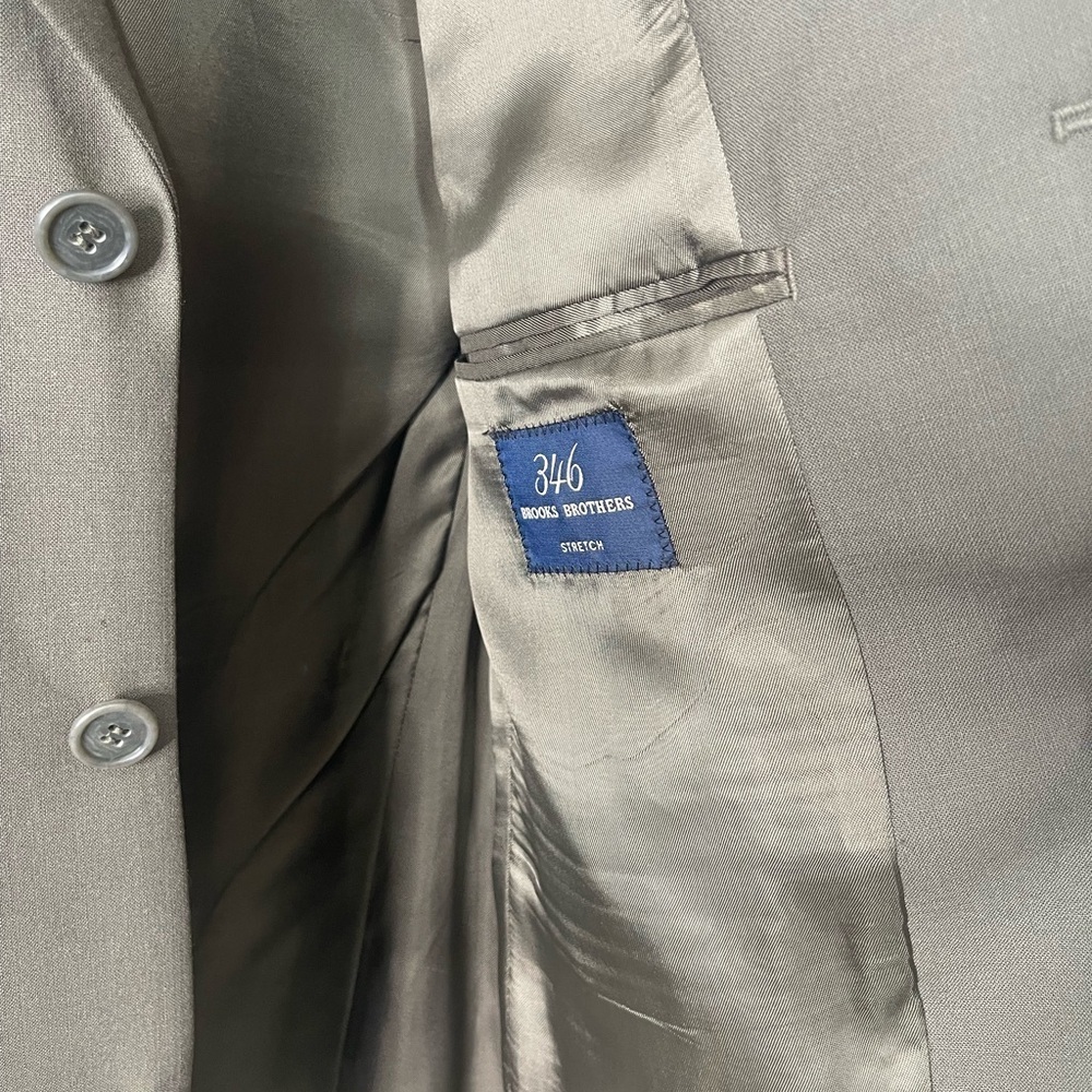 Brookes Brothers 2004 Season 346 Stretch Wool Sports Coat 40 R - Picture 7 of 8